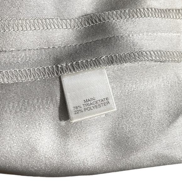 St. John by Marie Gray Collection Silver Gray Trouser High Waist Pants Size 10 - Picture 5 of 5